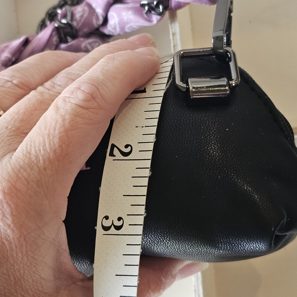 Christian Dior Black and Pink Clutch W/Crossbody Chain & Twilly Added - Picture 4 of 17